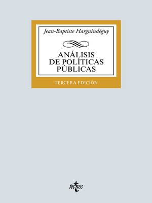 cover image of Análisis de políticas públicas